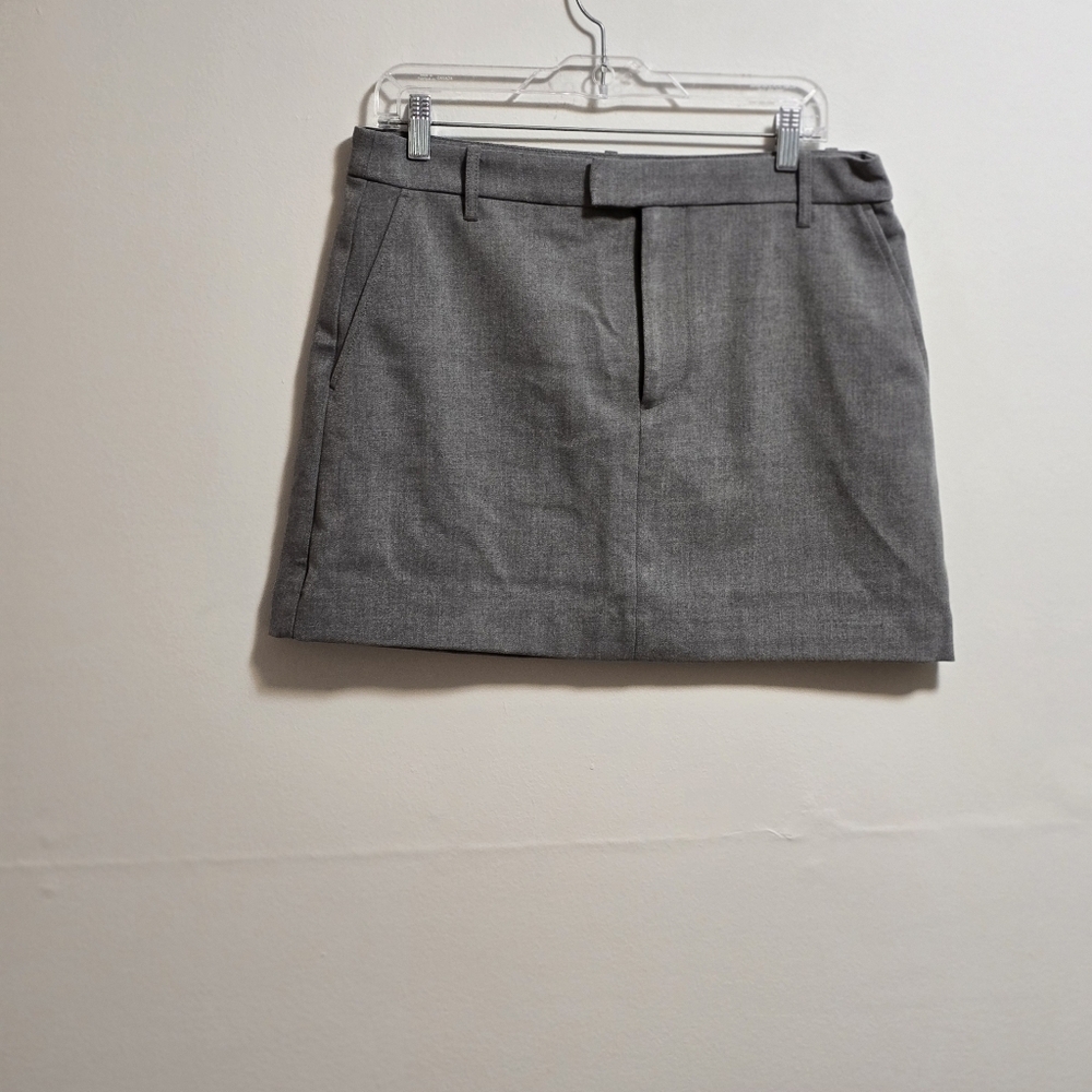 Gap Tailored Gray Mini Skirt